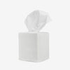 white linen tissue cover