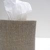 dark linen tissue cover