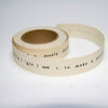 printed give ribbon