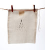 printed cotton bags with text