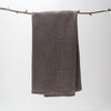 knit linen shawl (clay)