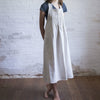 smocked full apron (light)