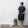 cross back smock (black)