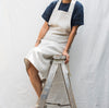 full linen apron (oatmeal)