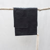 linen half apron (black)