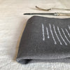 proust questionnaire linen napkins ( grey )