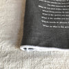 proust questionnaire linen napkins ( grey )