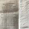 proust questionnaire linen napkins ( natural )