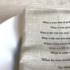 proust questionnaire linen napkins ( natural )