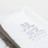 vintage damask napkins with recipe