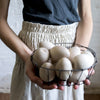 smocked half apron (top)
