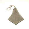 linen pyramid sachet