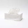 white linen tissue cover- rectangular