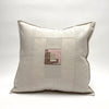 vintage log cabin pillow