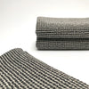 black linen waffle towels