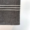 charcoal linen hand towels