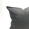 black linen pillow