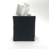 black linen tissue cover