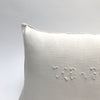 braille 'i love you' pillow