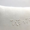 braille 'i love you' pillow