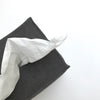 charcoal linen tissue cover