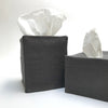 charcoal linen tissue cover