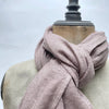 knit linen shawl (clay)