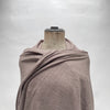 knit linen shawl (clay)