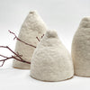 felt wool cloche vase