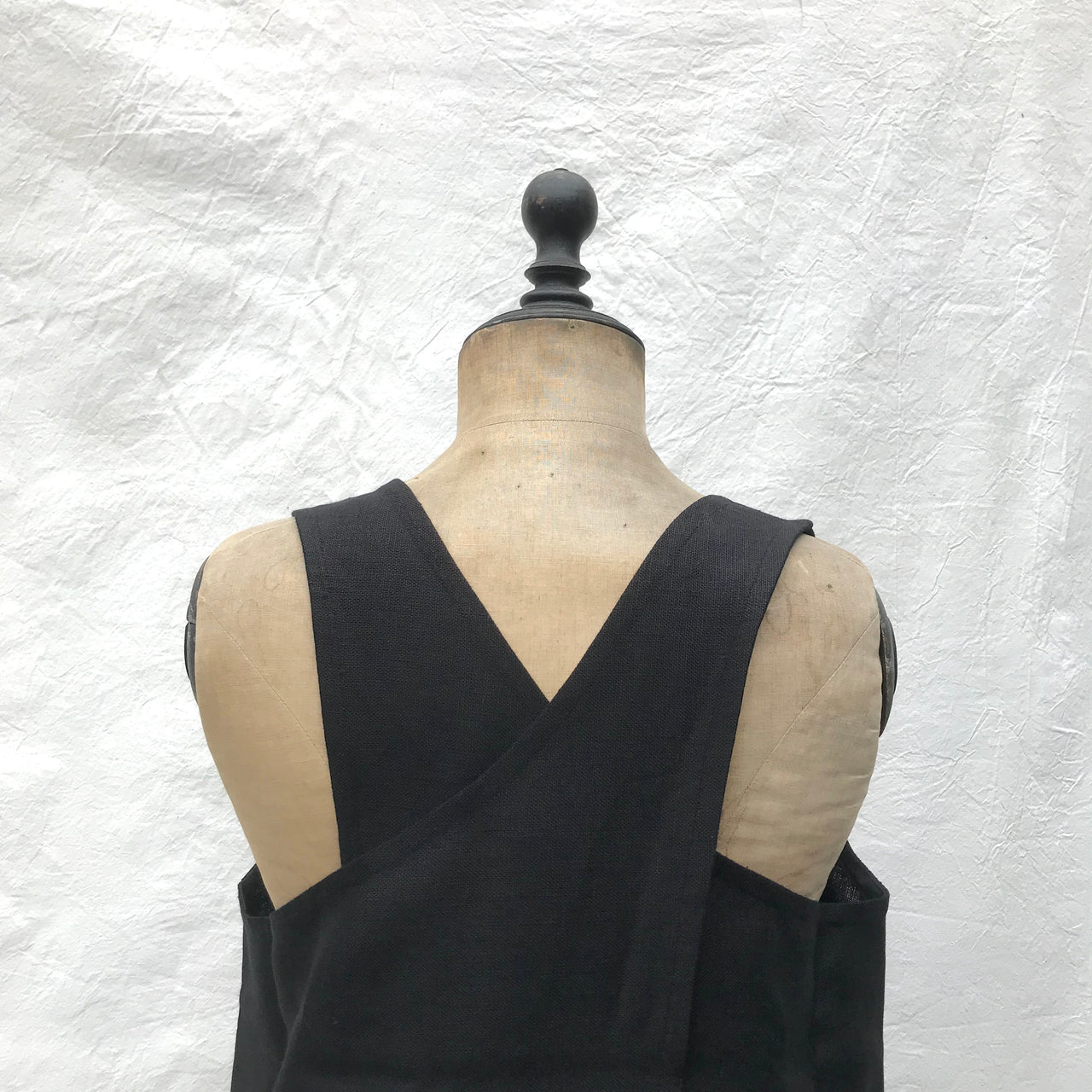 cross back smock (black)