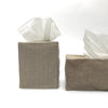 dark linen tissue cover