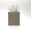 dark linen tissue cover