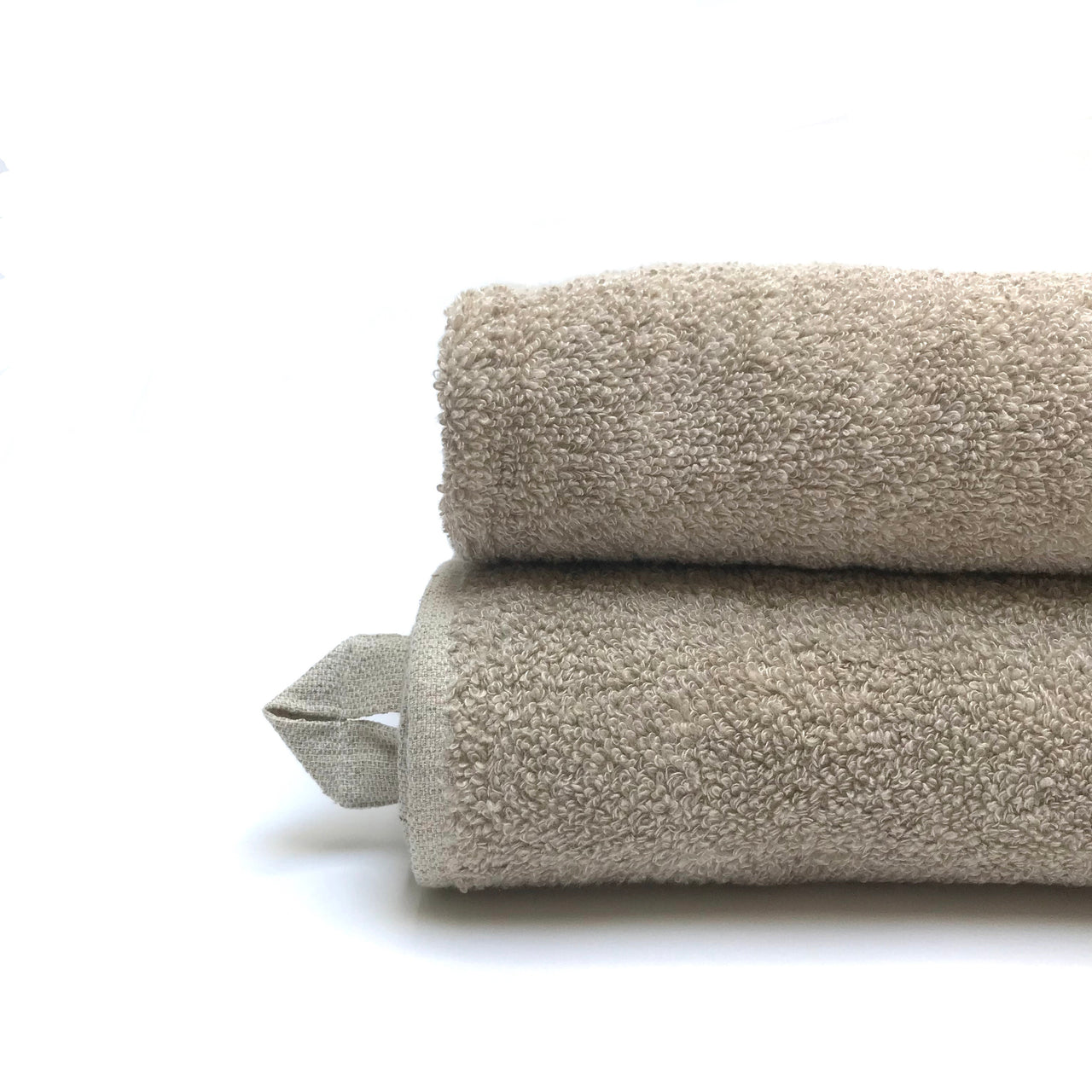linen terry towels- full natural