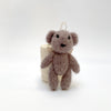 knit bear with wings- brown