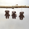knit bear with wings- brown
