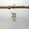 knit bear with wings- cream