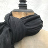 knit linen shawl (black)