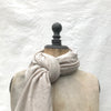 knit linen shawl (linen)