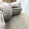 knit linen shawl (linen)