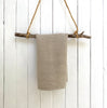 natural linen waffle towels