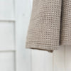 natural linen waffle towels