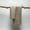 natural linen waffle towels