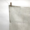 linen striped towels - grey