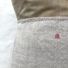vintage linen half apron