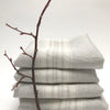 stone washed linen tea towels (grey)