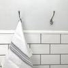 stone washed linen tea towels (white)