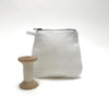 mini pouches (white linen)