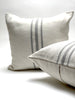 woven stripe pillows
