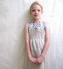 kids smocked apron (light)