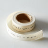 printed give ribbon